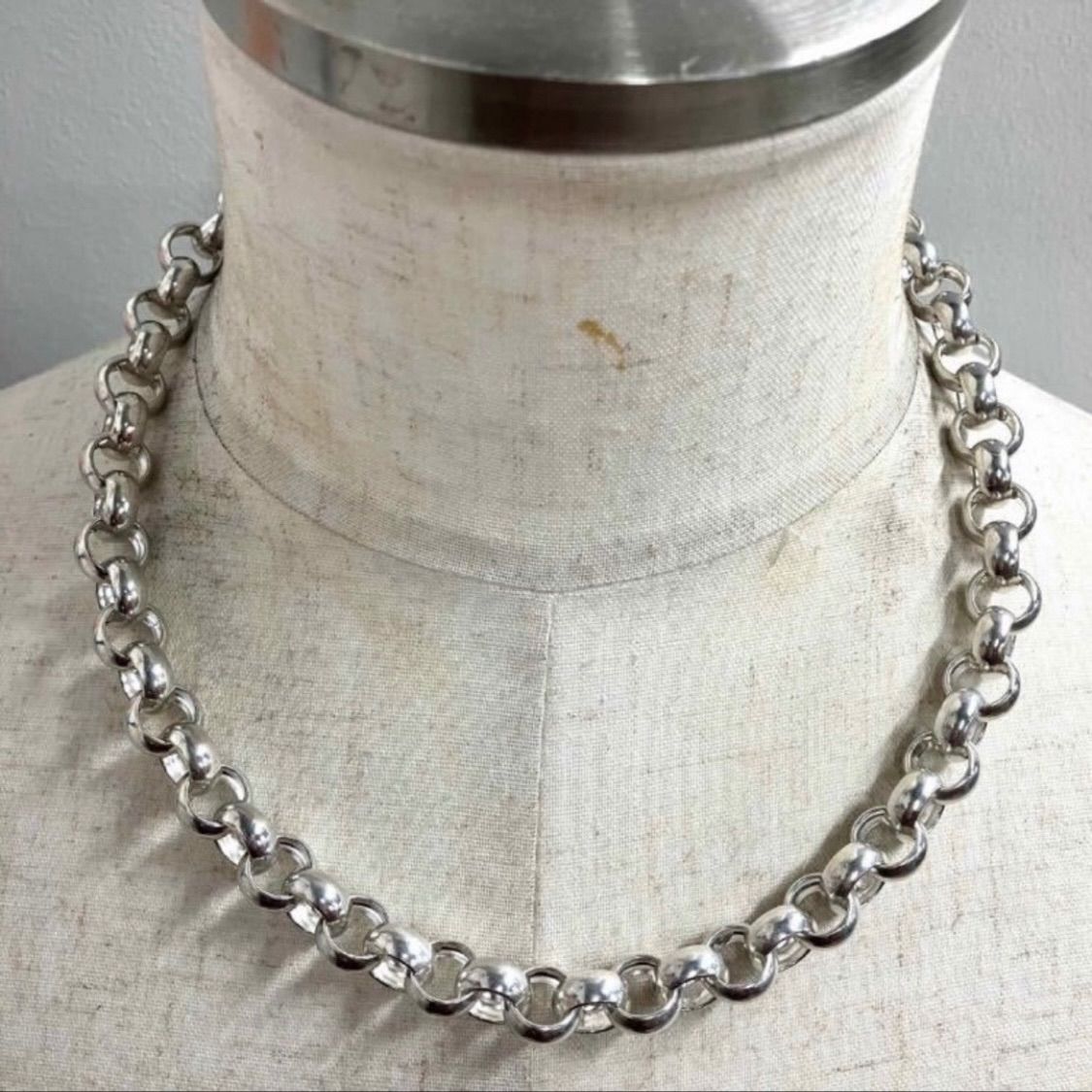 SILVER925 ESCARGOT CHAIN NECKLACE/シルバー