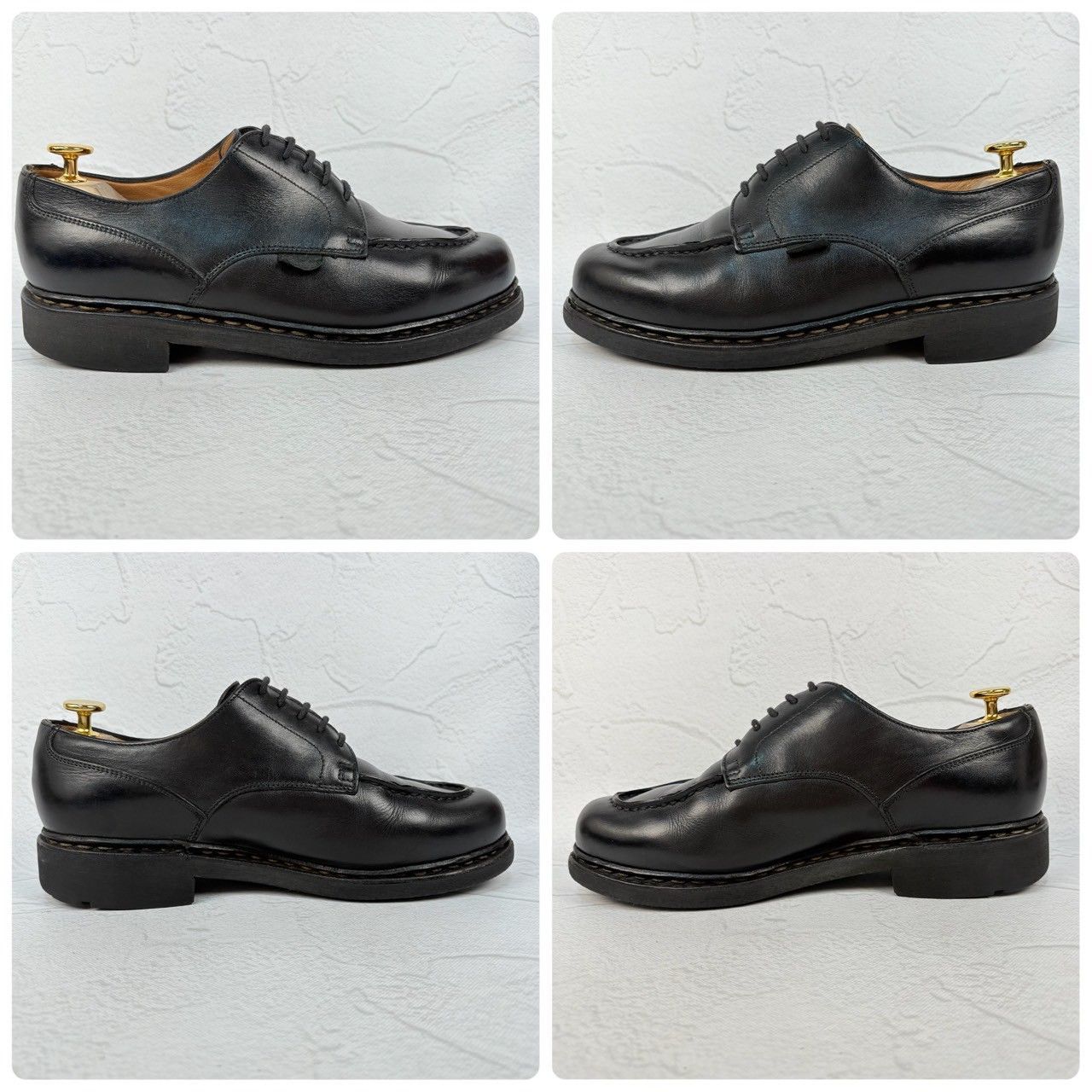 パラブーツ シャンボード Uチップ 外羽根 黒 6 パラテックス フランス製 CHAMBORD / NOIR – Paraboot