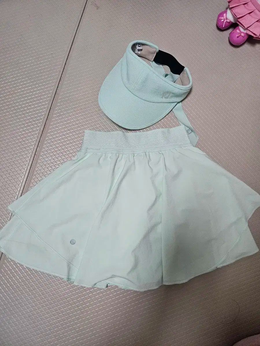 lululemon ルルレモン ミント スカート 帽子 セット
