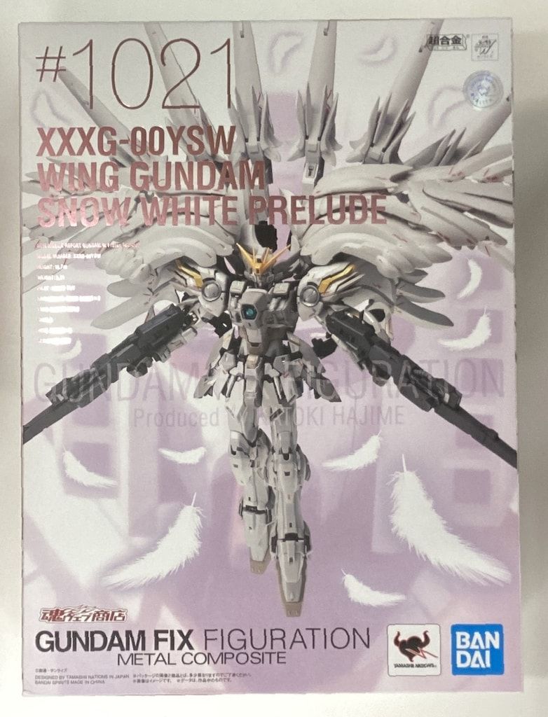BANDAI SPIRITS GUNDAM FIX FIGURATION METAL COMPOSITE ウイングガンダム スノーホワイトプレリュード #1021