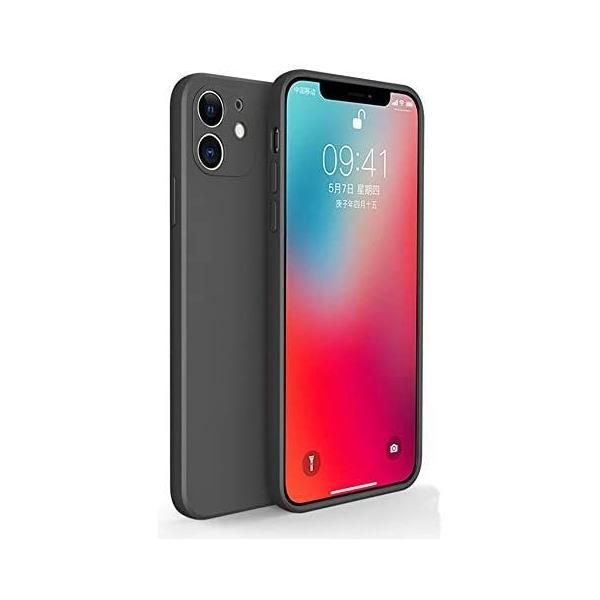 xiaocha2020年新型iPhone 11 ケース 6.1インチ対応 耐衝撃 マット感レンズ保護 (ブラック 6.1インチ)