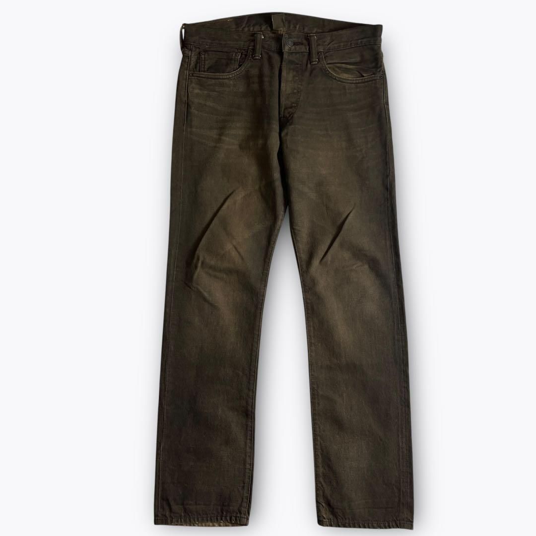 RRL TOBACCO WASH デニムパンツ ローストレート ブラウン