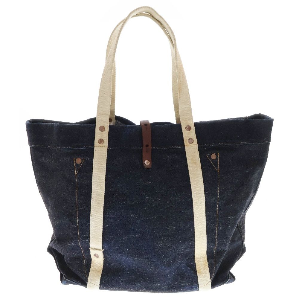 RRL (ダブルアールエル) Denim Tote Bag 革パッチ デニムトート