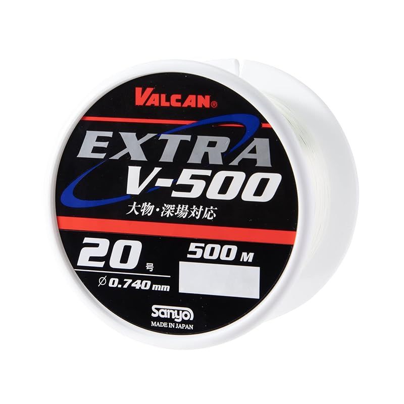 サンヨーナイロン ナイロンライン バルカン エクストラ V-500 500m 20号 ナチュラルクリア