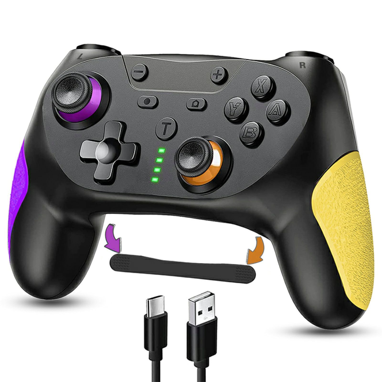 Switch コントローラー 無線 背面ボタン付き マクロ機能 [2024