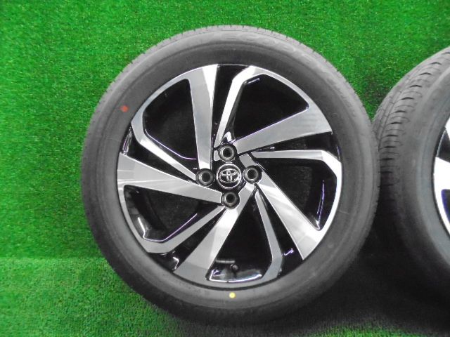 5FO217 AAT バリ山 195 60R17 ブリヂストン ECOPIa EP150 夏タイヤ トヨタ純正 アルミホイール4本セット ライズ
