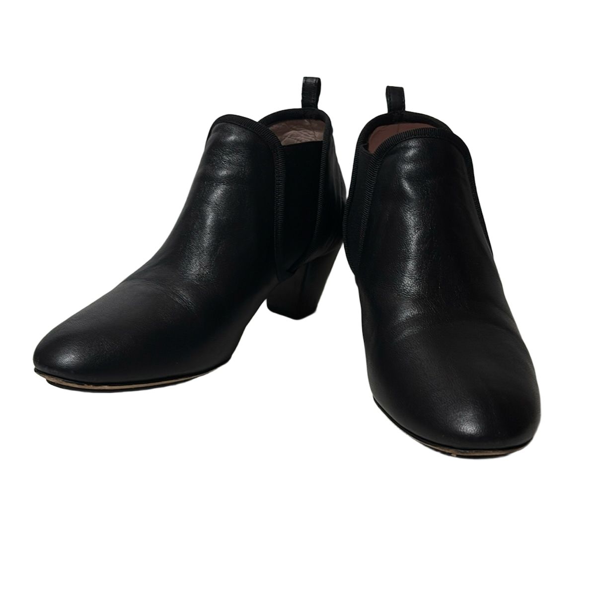 repetto レペット ブーティ 38 レディース - 黒 サイドゴア レザー