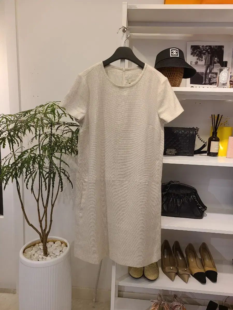 S MaxMara MAX MARA マックスマーラ リネン 半袖 ミニ ワンピース