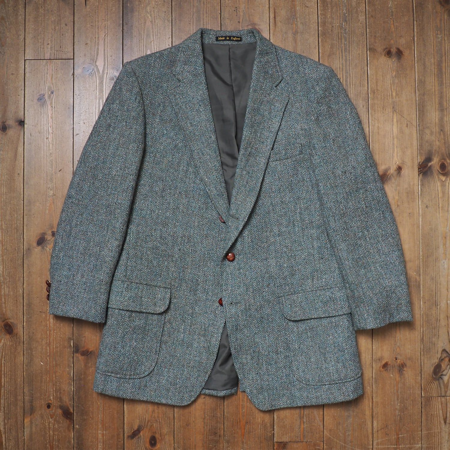 90s ORVIS×Harris Tweed テーラードジャケットイギリス製古着