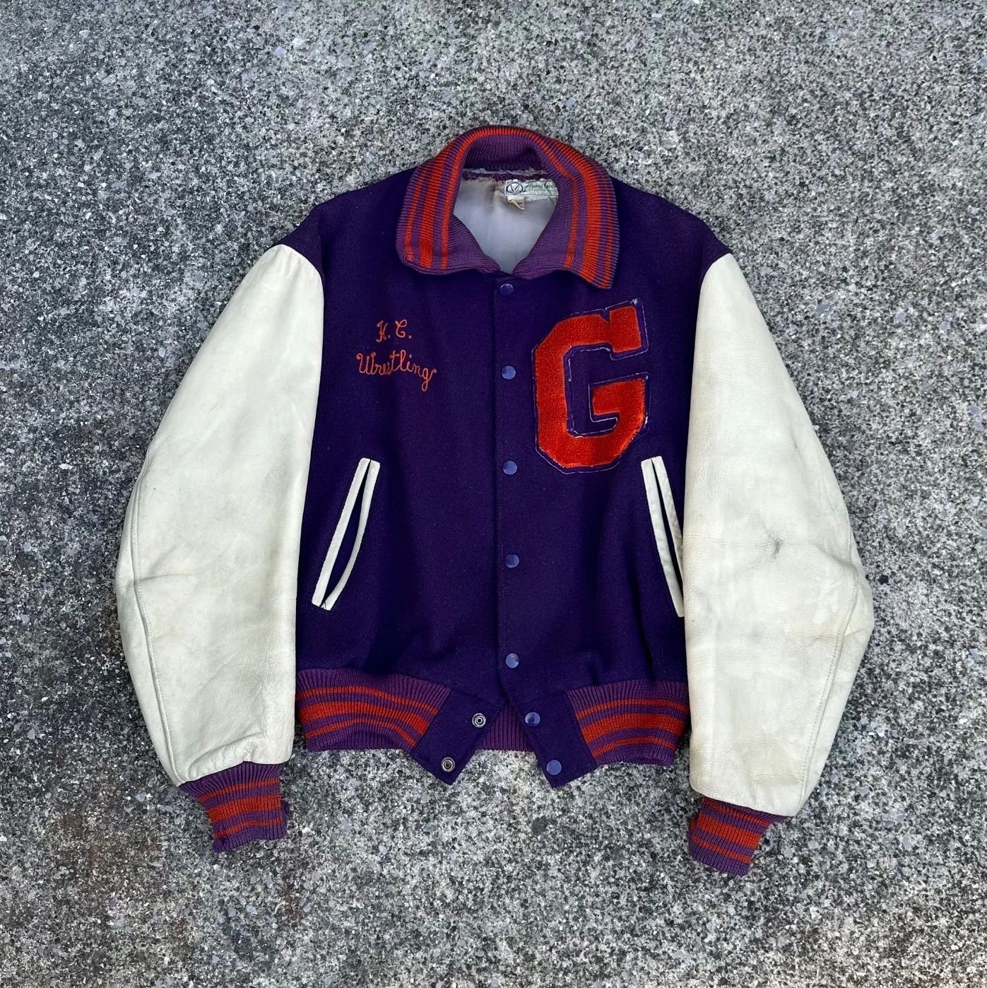 60s flying goose vintage stadium jacket big size - メルカリ