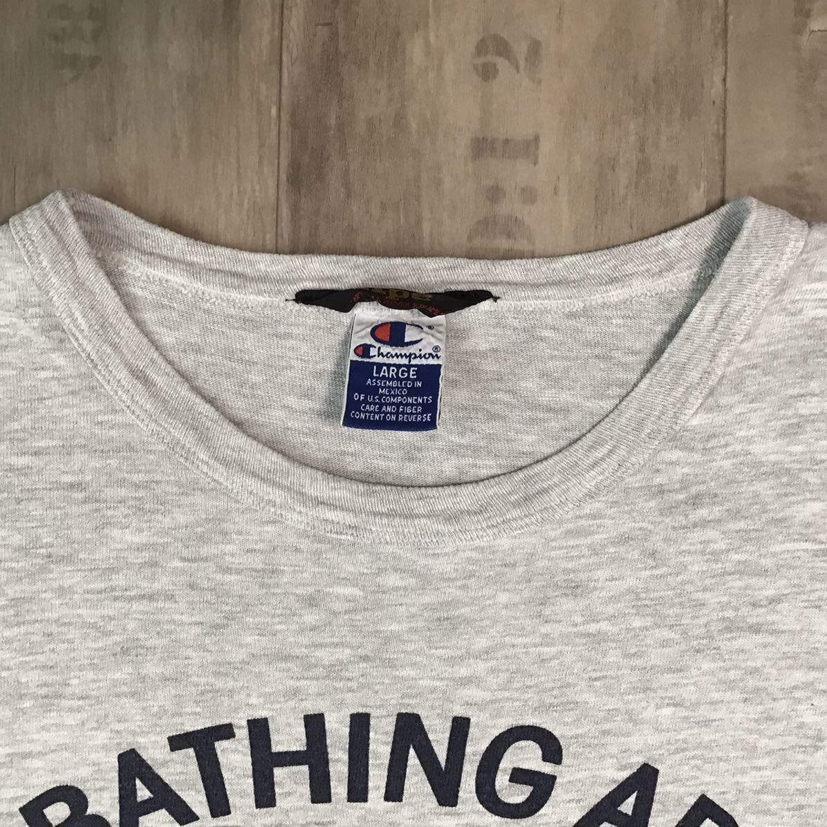 ☆初期☆ Champion ボディ BAPE Generals Tシャツ Lサイズ a bathing 