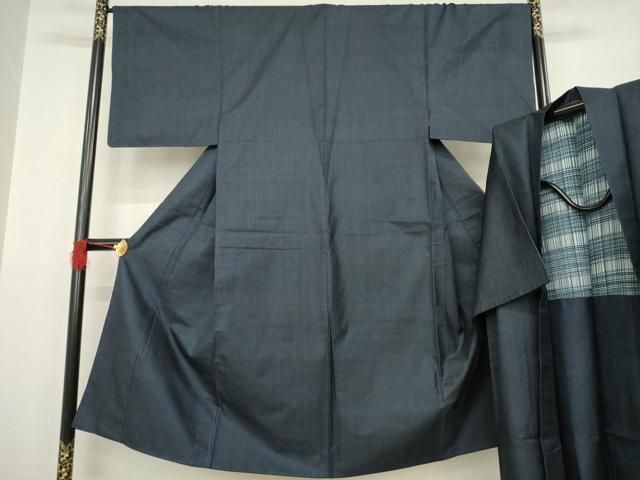 平和屋着物●男性 本場大島紬 アンサンブル 100亀甲 総詰め 正絹 AABA9777ck