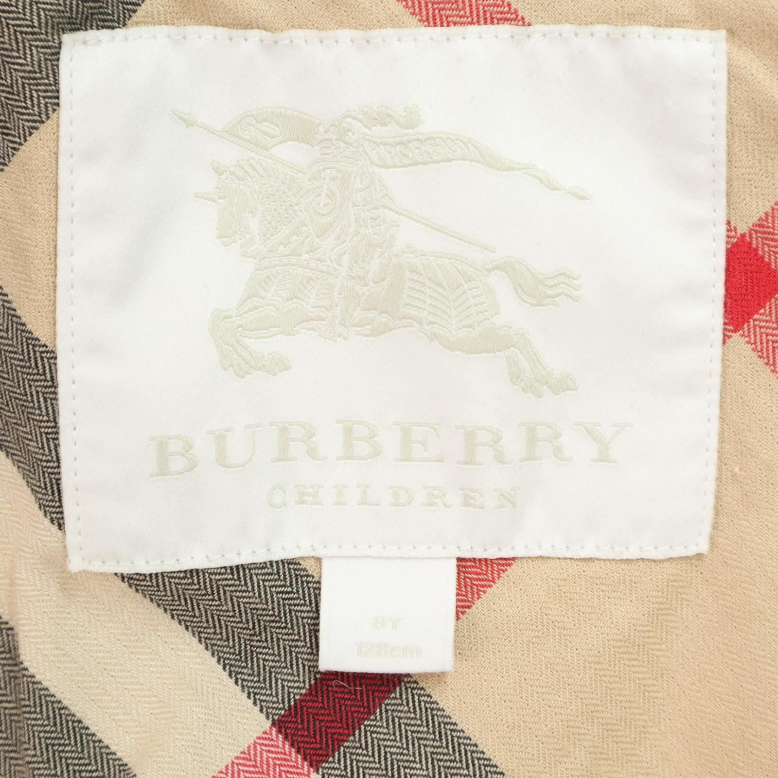 BURBERRY バーバリー トレンチコート 8Y/128cm＊ 【公式通販】