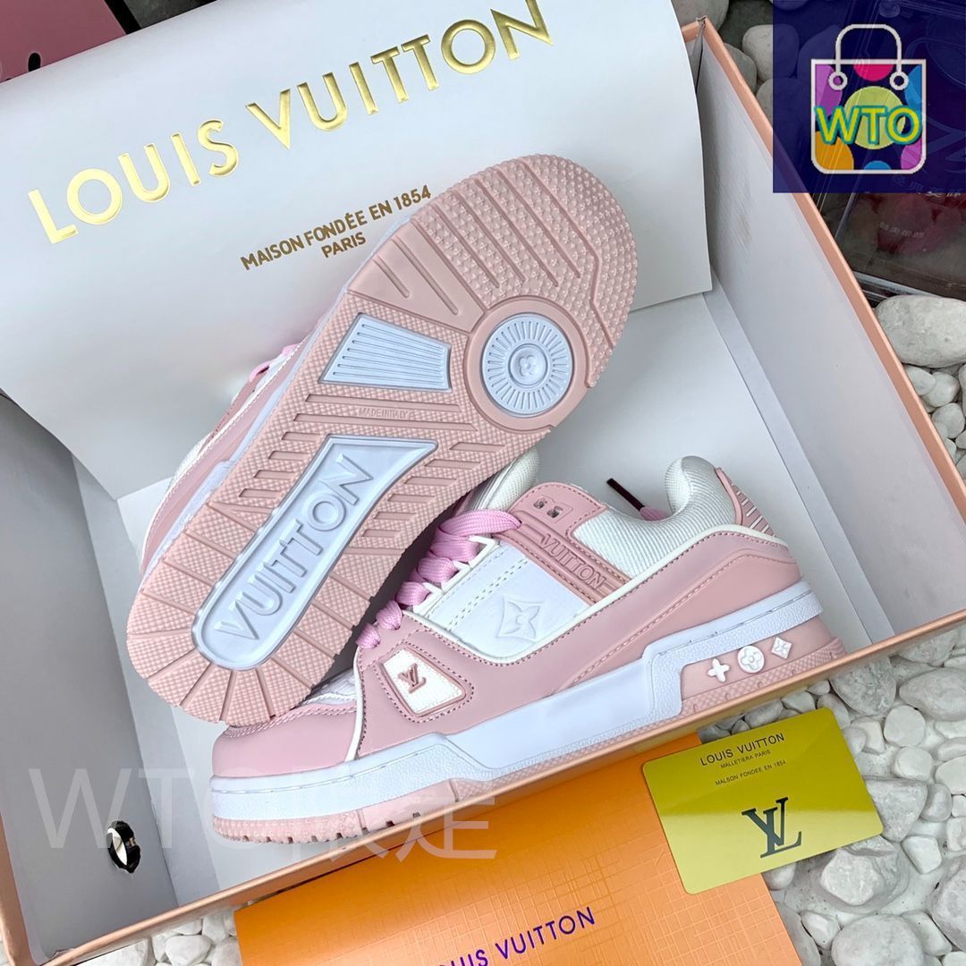 LOUIS VUITTON Trainer レザーカジュアルロートップファッション