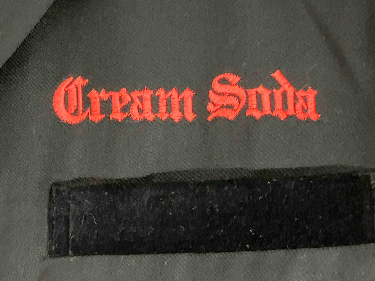 CREAM SODA PINK DRAGON EDWORD JACKET BACK LOGO BLACK クリームソーダ ピンクドラゴン エドワードジャケット  バックロゴ刺繍 サイズL - メルカリ