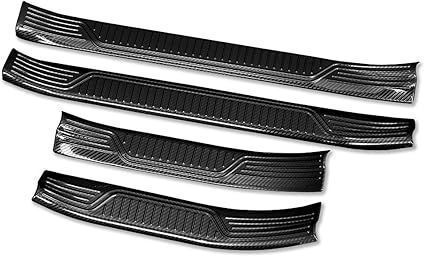 YOURS(ユアーズ): ヤリスクロス 専用 インナースカッフプレート 4PCS 【カーボン調】【素材:ステンレス】 YARISS CROSS トヨタ TOYOTA y32-005 [2] S