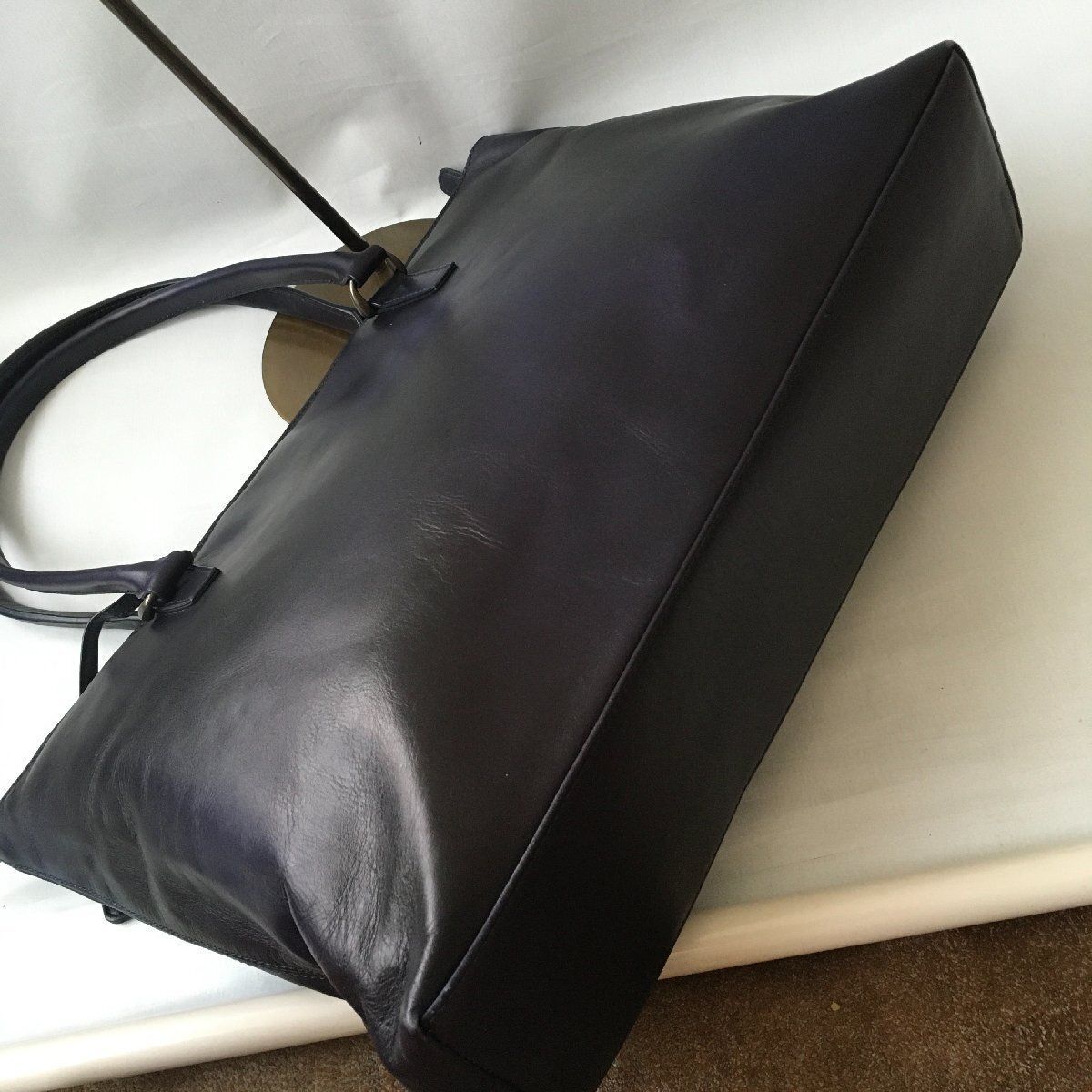 美品 MOTHER HOUSE マザーハウス アンティークスリム レザー トート