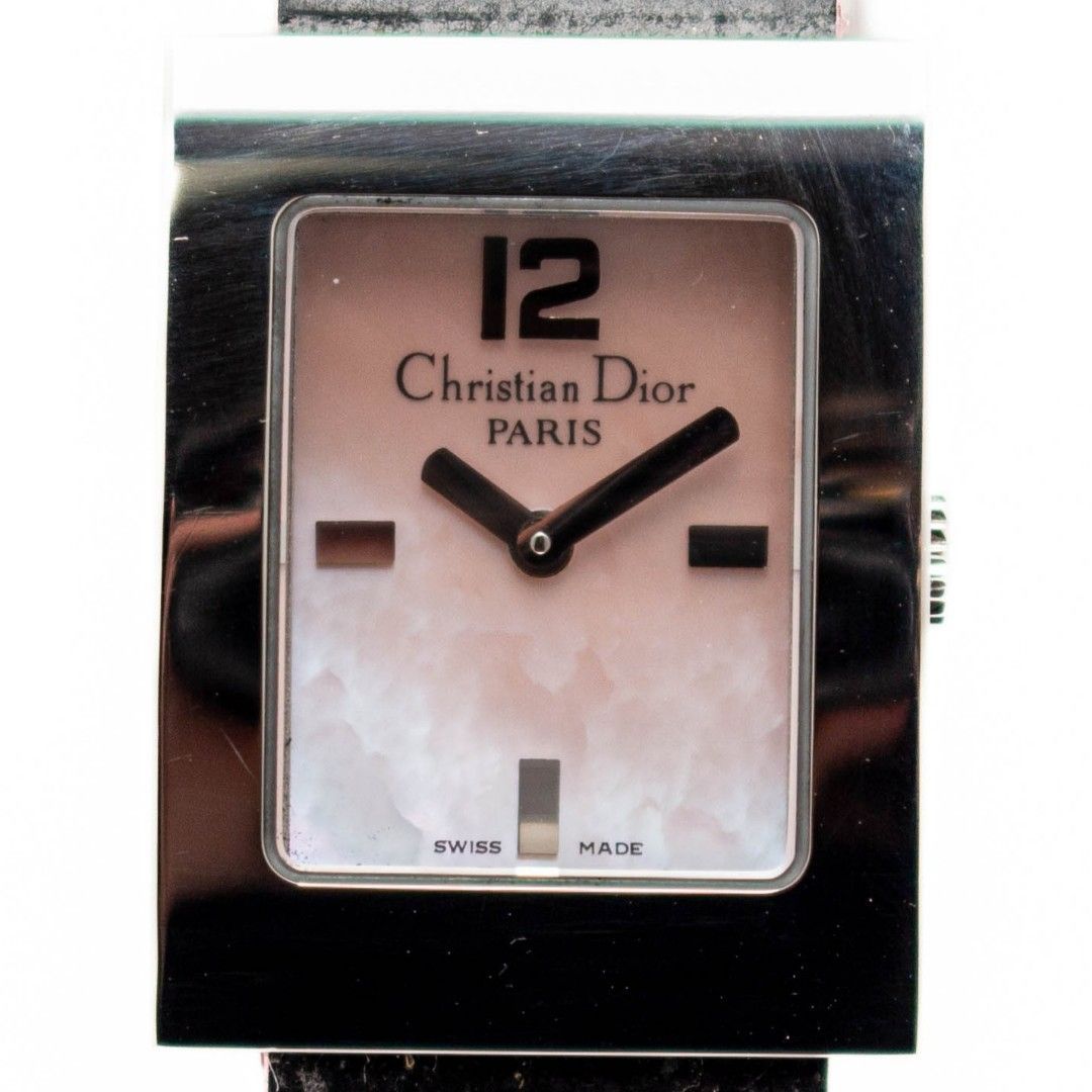 Christian Dior マリス レディース腕時計 ピンクシェル文字盤全体的に目立たない傷あり