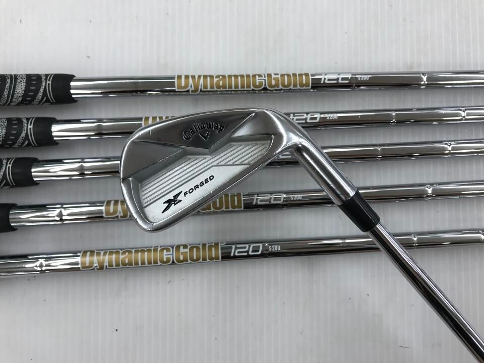 最短 X FORGED 2018 | S200 | ダイナミックゴールド 120 | | アイアンセット | キャロウェイ
