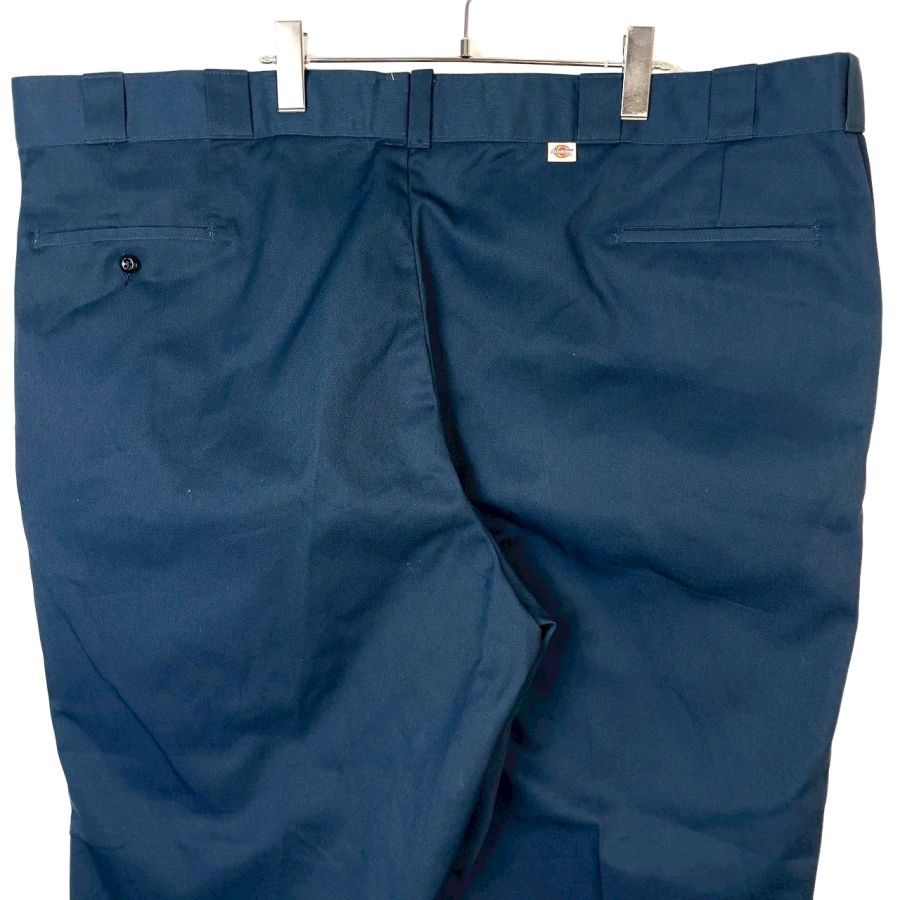 80s90sUSA製Dickiesディッキーズ874ワークパンツ紺ネイビーツイル生地