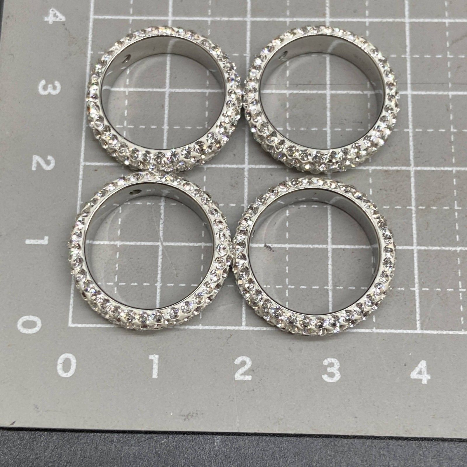 スワロフスキー ピンキーリング パヴェ 5号 ダークブルー 5号サイズ SWAROVSKI PAVE RING （スワロフスキーパヴェリング