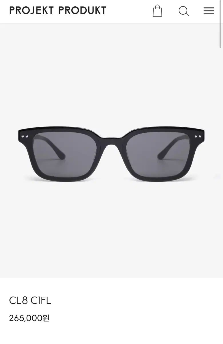プロジェクトプロダクト CL8 C1FL サングラス