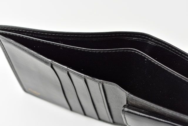 カルティエ 財布 メンズ 折財布 レザー ブラック - メルカリ
