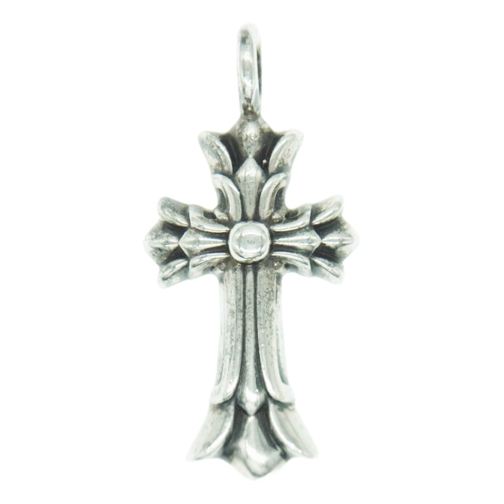 CHROME HEARTS クロムハーツ 原本無 DBL CH CRS ダブル CHクロス チャーム シルバー ペンダントトップ シルバー系