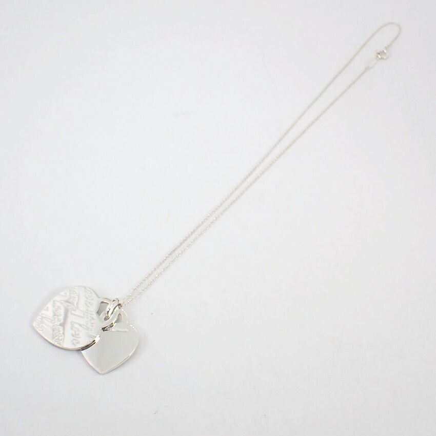 ティファニー 925 ノーツハート ペンダント/ネックレス//g507-45  