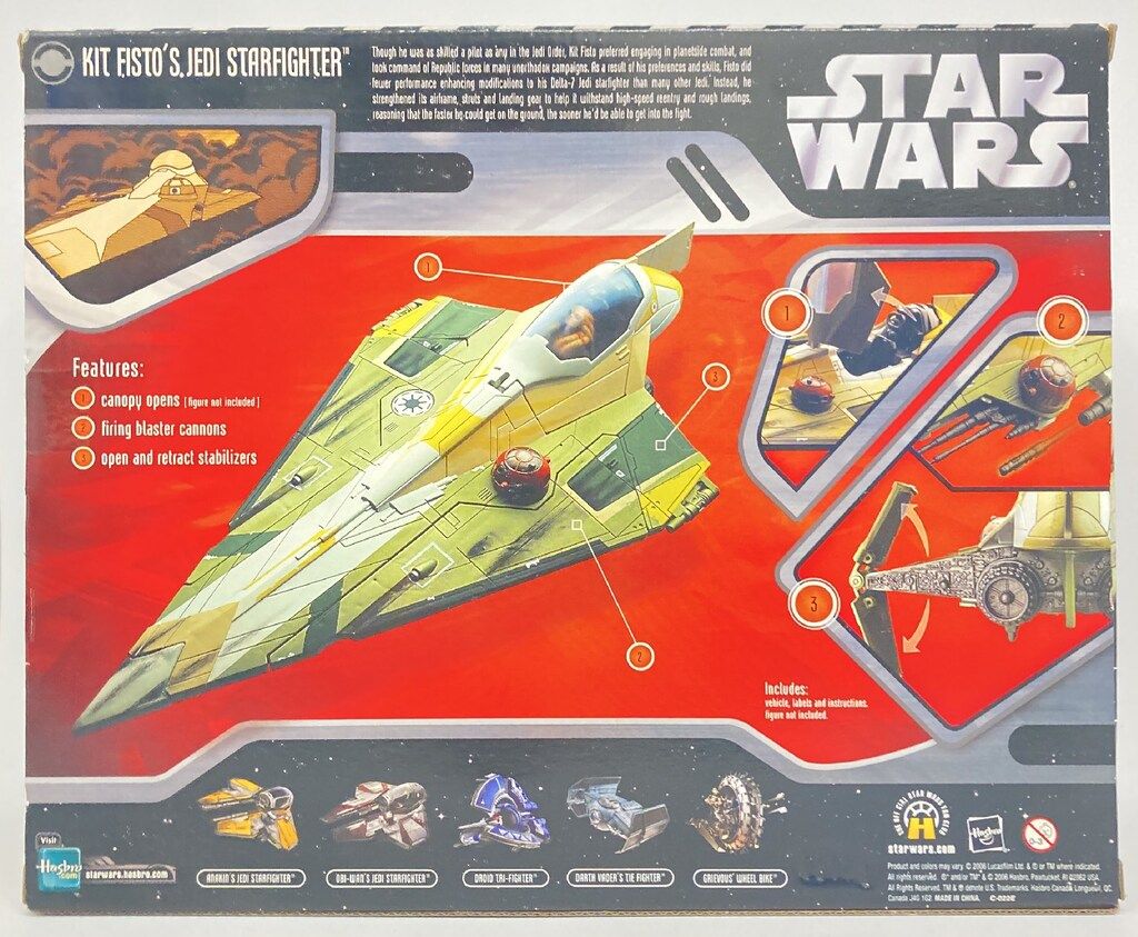 トミーダイレクト THE SAGA COLLECTION KIT FISTOS JEDI STARFIGHTER 3.5インチ用