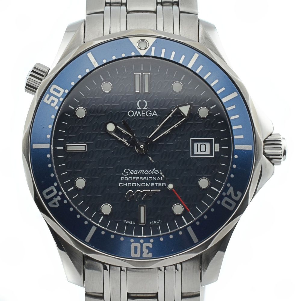 オメガ OMEGA 2537.80 シーマスター007 ジェームズボンド 10007本限定 自動巻き メンズ良品 D#136016