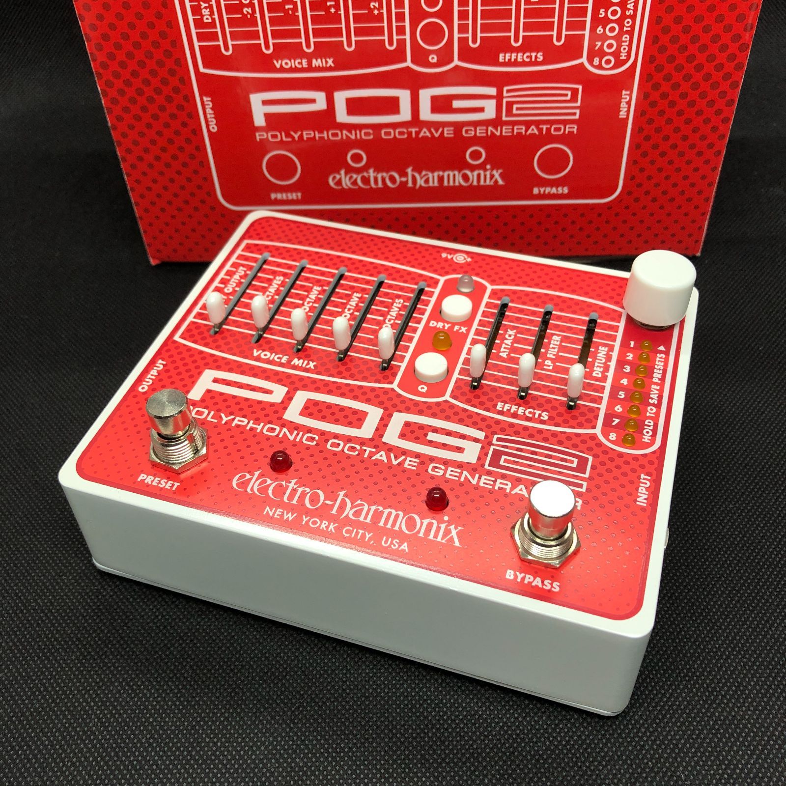 Electro-Harmonix POG2 ポリフォニック オクターブ ジェネレーター A9A6H461600 f146