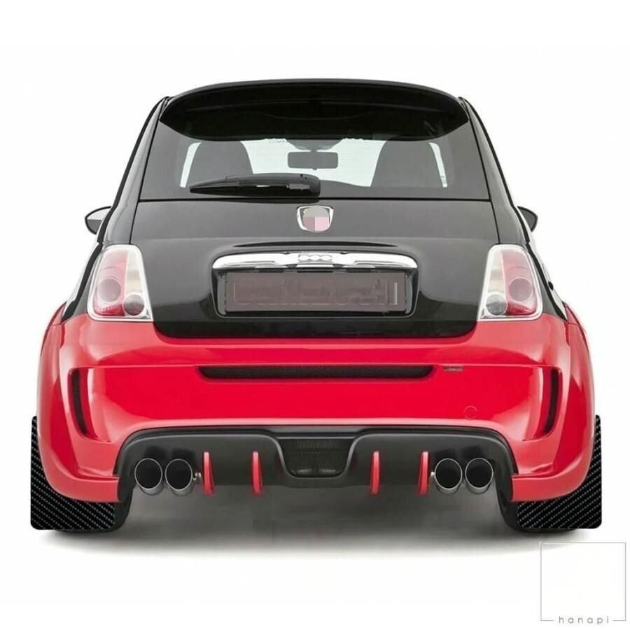 フィアット500 500C 500L 500X 500E アバルト595 695用スプラッシュガード レーシングマッドフラップ マッドフラップ マッドガード フェン WWW_SUPERTOOLSSHOP_NL