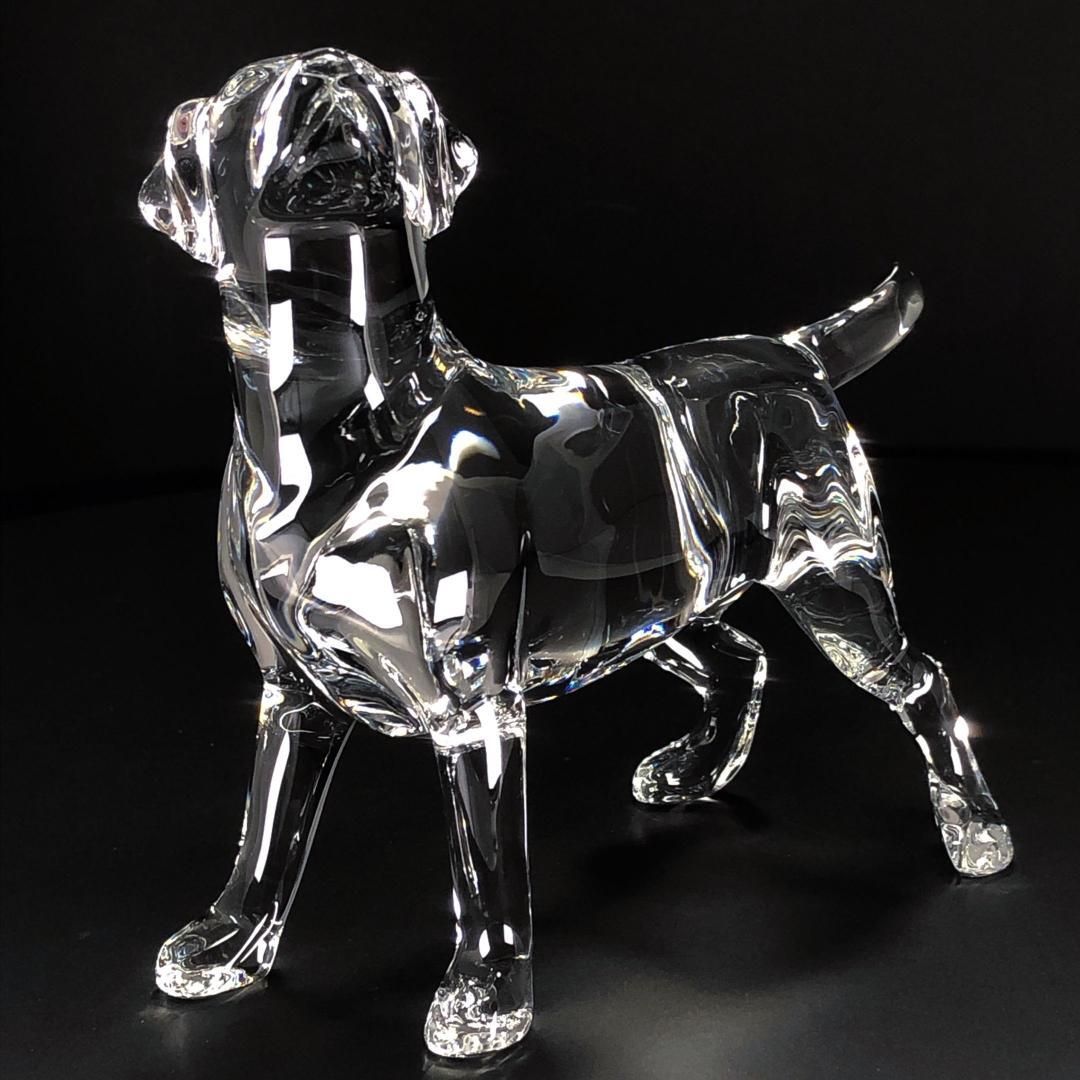 Baccarat バカラ ラブラドールレトリバー フィギュリン クリスタルグラス クリア BC324