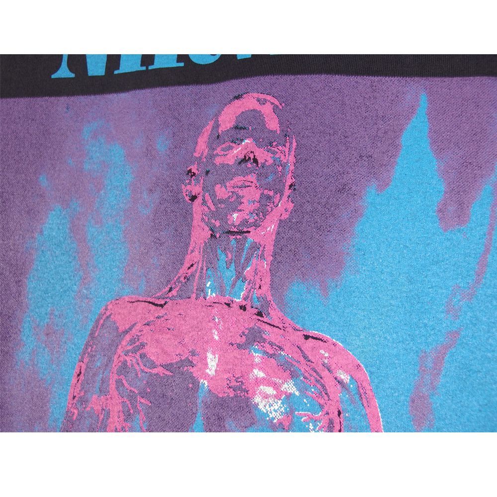 60 NIRVANA ニルヴァーナ Tシャツ SILVER USA製 ブラック L