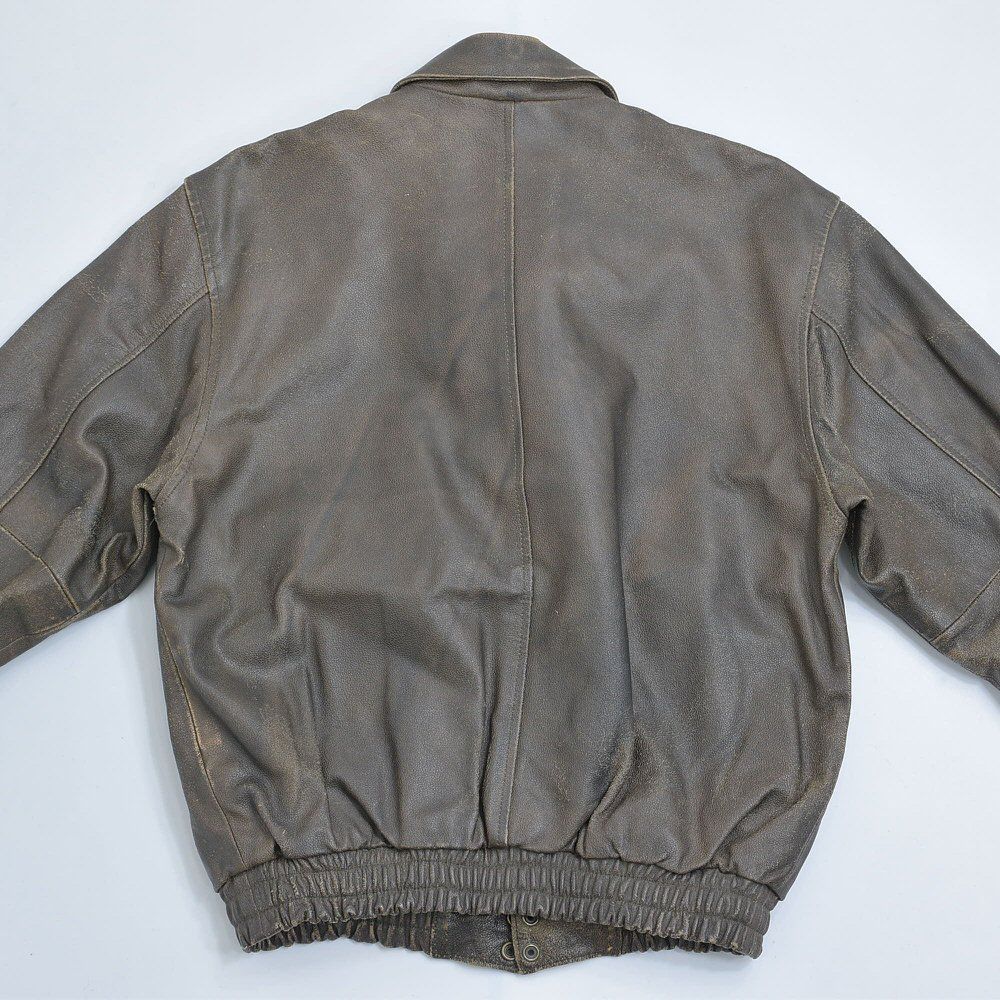 雰囲気系 90s〜 TYPE A-2 レプリカ レザー フライトジャケット 本革