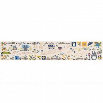 センコー ジブリ となりのトトロ お絵かき お手入れ簡単PVC ロングマット 約45×240cm ベージュ 61069