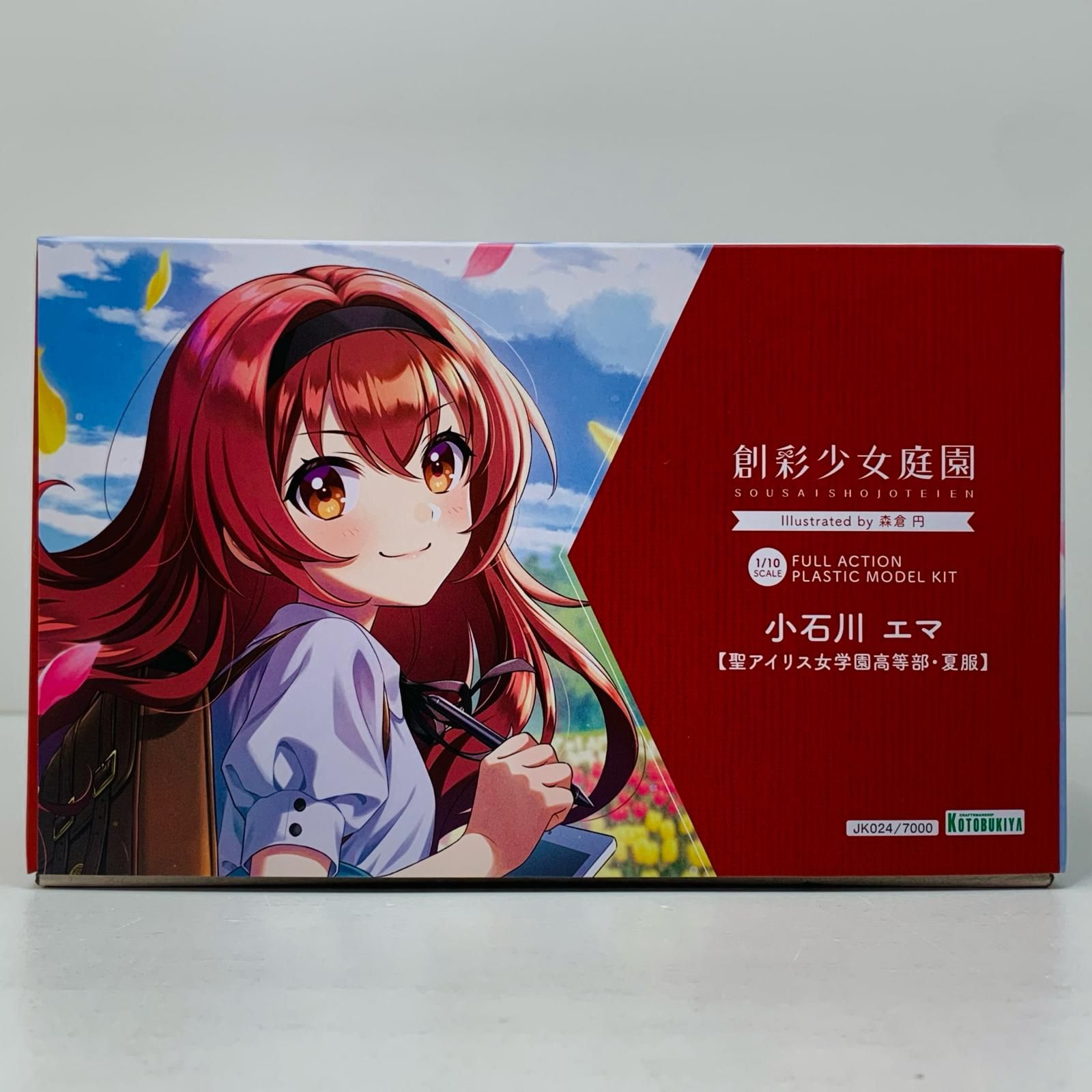 中古 プラモデル 創彩少女庭園 小石川エマ 夏服 1/10 2024年製 JK024 【739】 小石川 エマ【聖アイリス女学園高等部・夏服】 | 創彩少女庭園