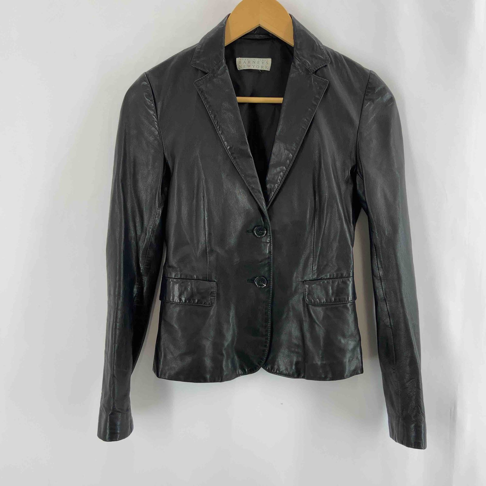 BARNEYS NEWYORK(バーニーズニューヨーク) / トレンチコート/46/ポリエステル/BLK/無地 |  古着の販売・通販ならセカンドストリート - ジャケット・アウター