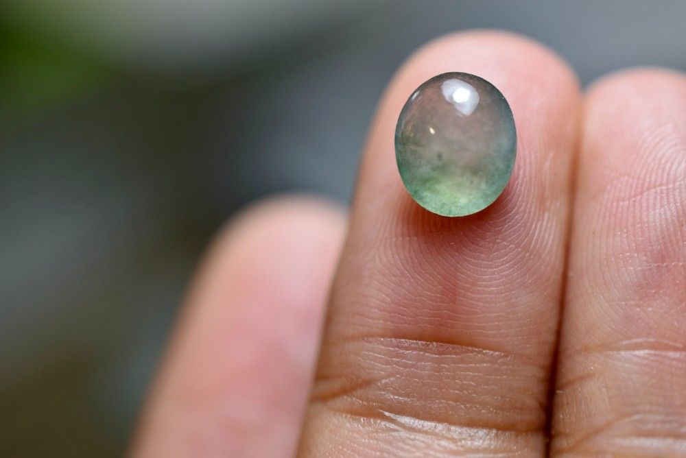 SR12-32 宝石質 高氷種 青色 グアテマラ産天然A貨 本翡翠 ルース 