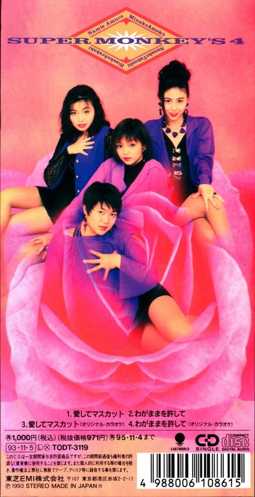 玉*次様 ⭐️激レア⭐️　安室奈美恵　with Super Monkeys サイ 中古】安室奈美恵with super monkey's 下敷き - メルカリ