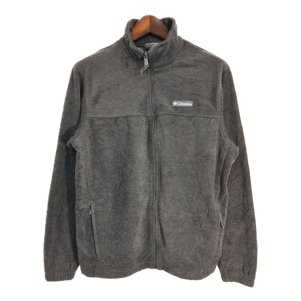 Columbia コロンビア フリースジャケット アウトドア グレー (メンズ L) 中古 古着 T0986