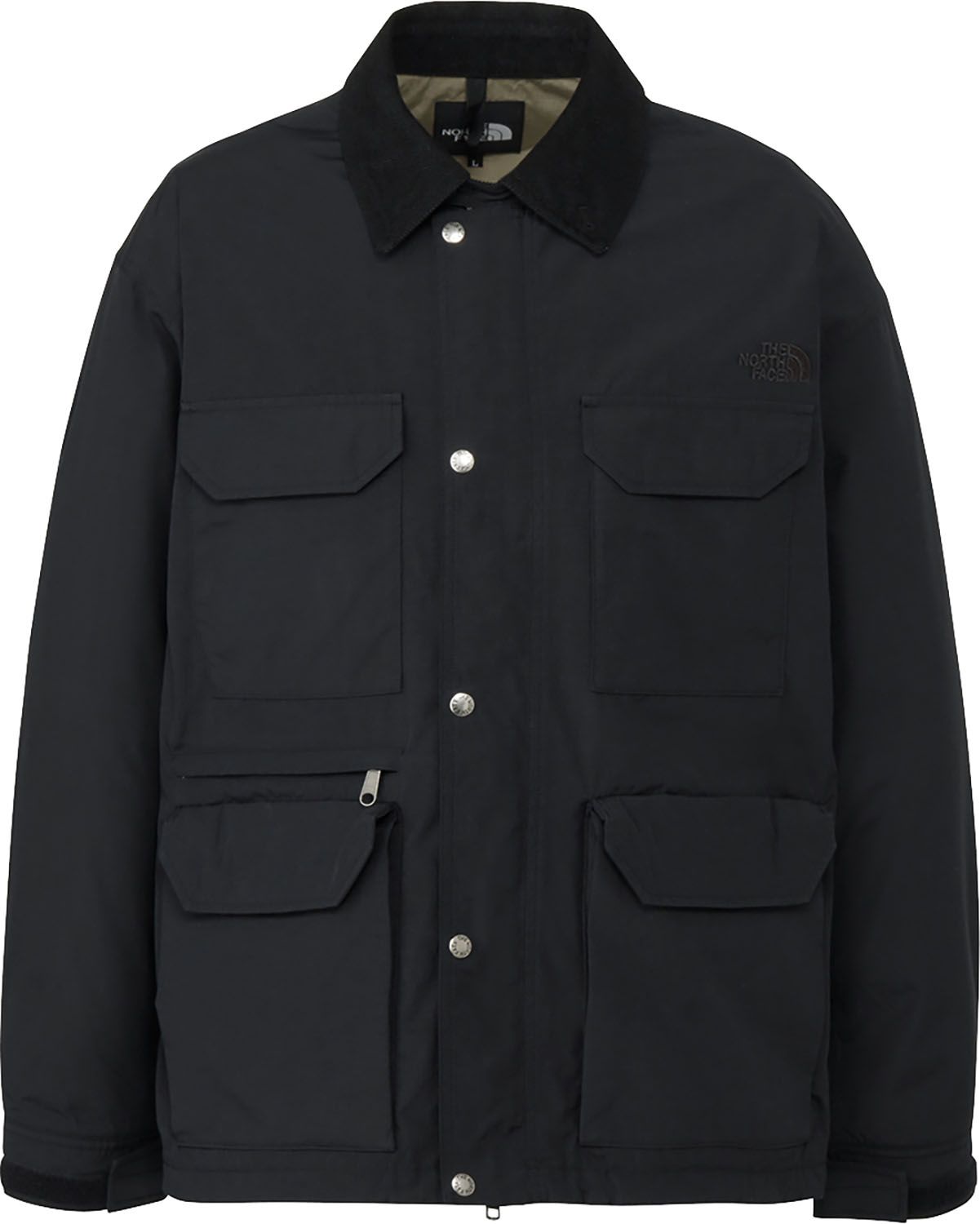 ザ ノース フェイス THE NORTH FACE アウトドア マウンテンカバーオール メンズ アウター ワークジャケット 上着 撥水 秋冬 キャンプ ハイキング 普段使い おでかけ コットンライク 裾調節 NP72535 K ブラック