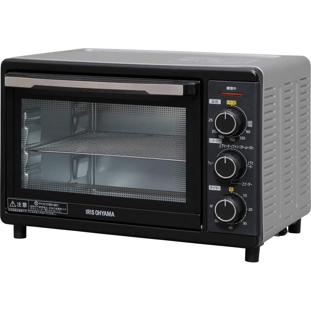 スチームトースター ノンフライヤー シルバー コンベクションオーブン FVC-D15B-S アイリスオーヤマ