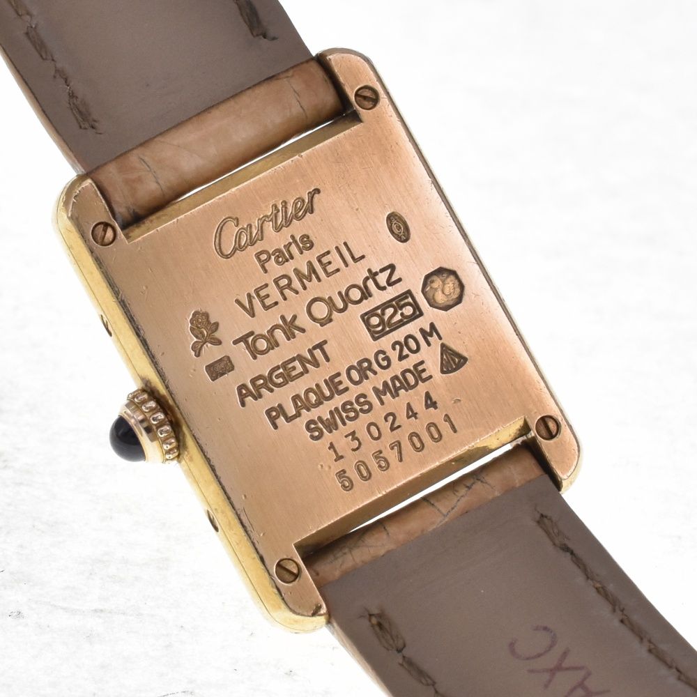 Cartier マストタンク SV925 ヴェルメイユ5057001 Cartier △ カルティエ CARTIER 5057001 マストタンク