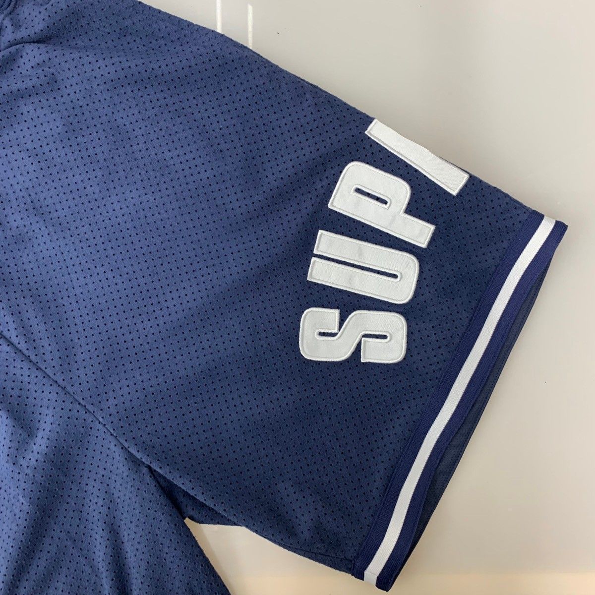 シュプリーム SUPREME Ultrasuede Mesh Short Navy ハーフパンツ 