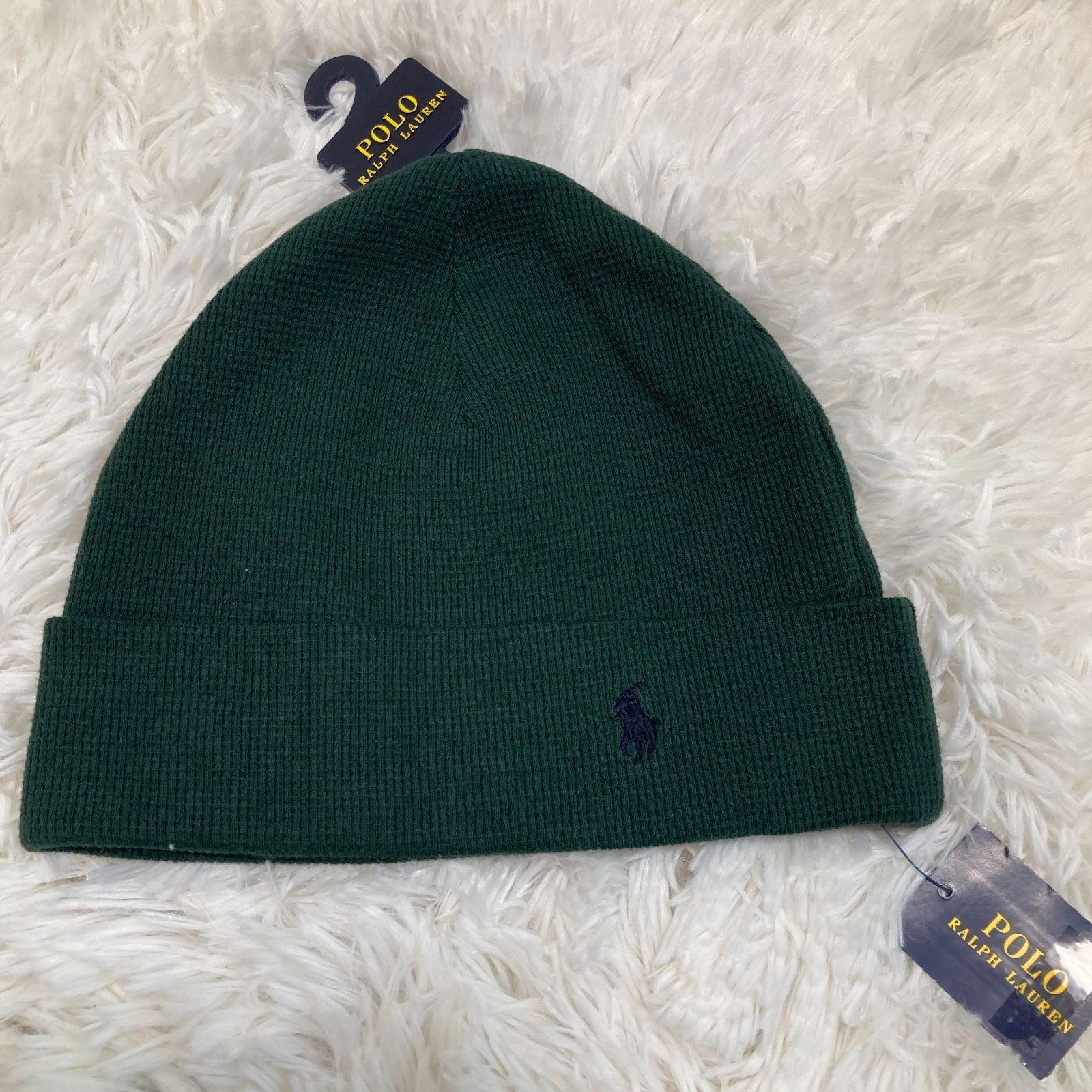 ポロ ラルフローレン POLO RALPH LAUREN ニット帽 ロゴ刺繍入り
