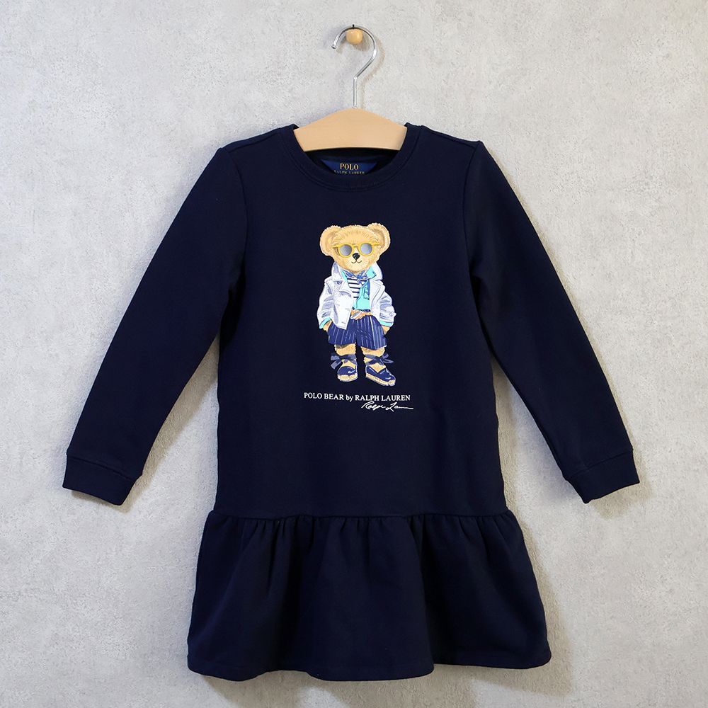 POLO RALPH LAUREN ワンピース フリル ネイビー 6歳 120cm