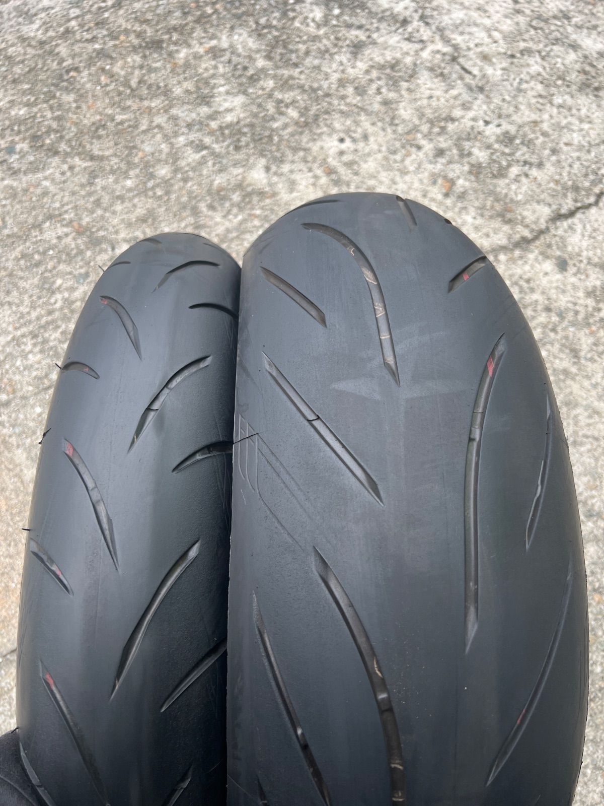 ブリヂストン S21 前後セット 120 70ZR17 190 55ZR17 326