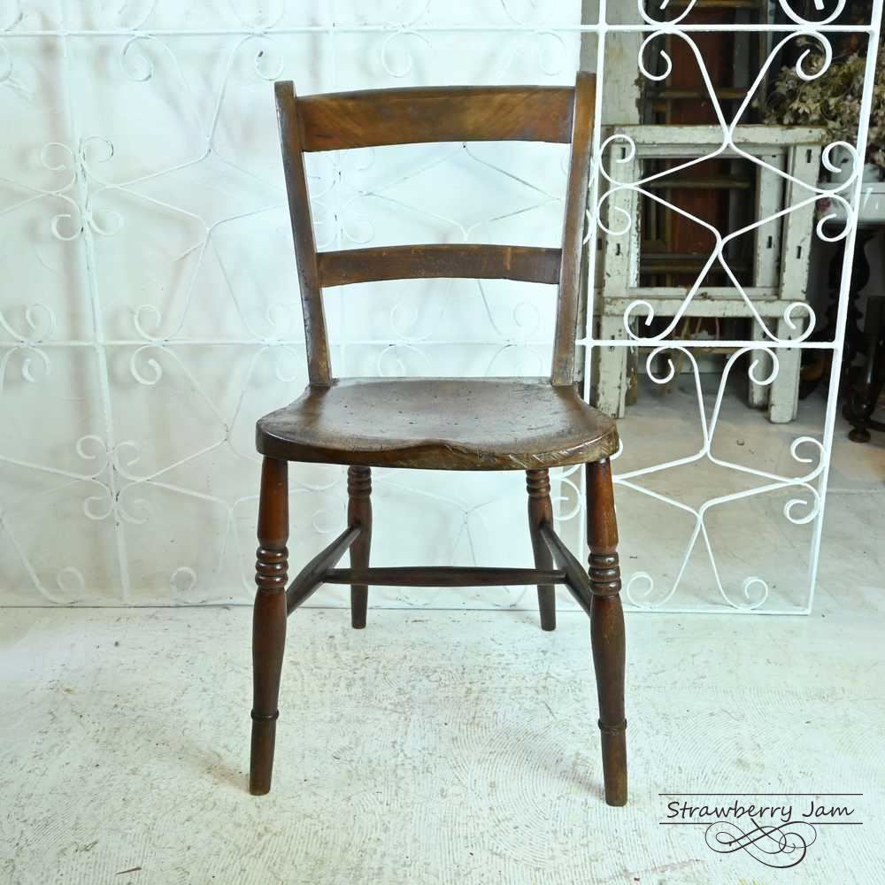 L3705-218-1 英国アンティーク キッチンチェア ダイニングチェア